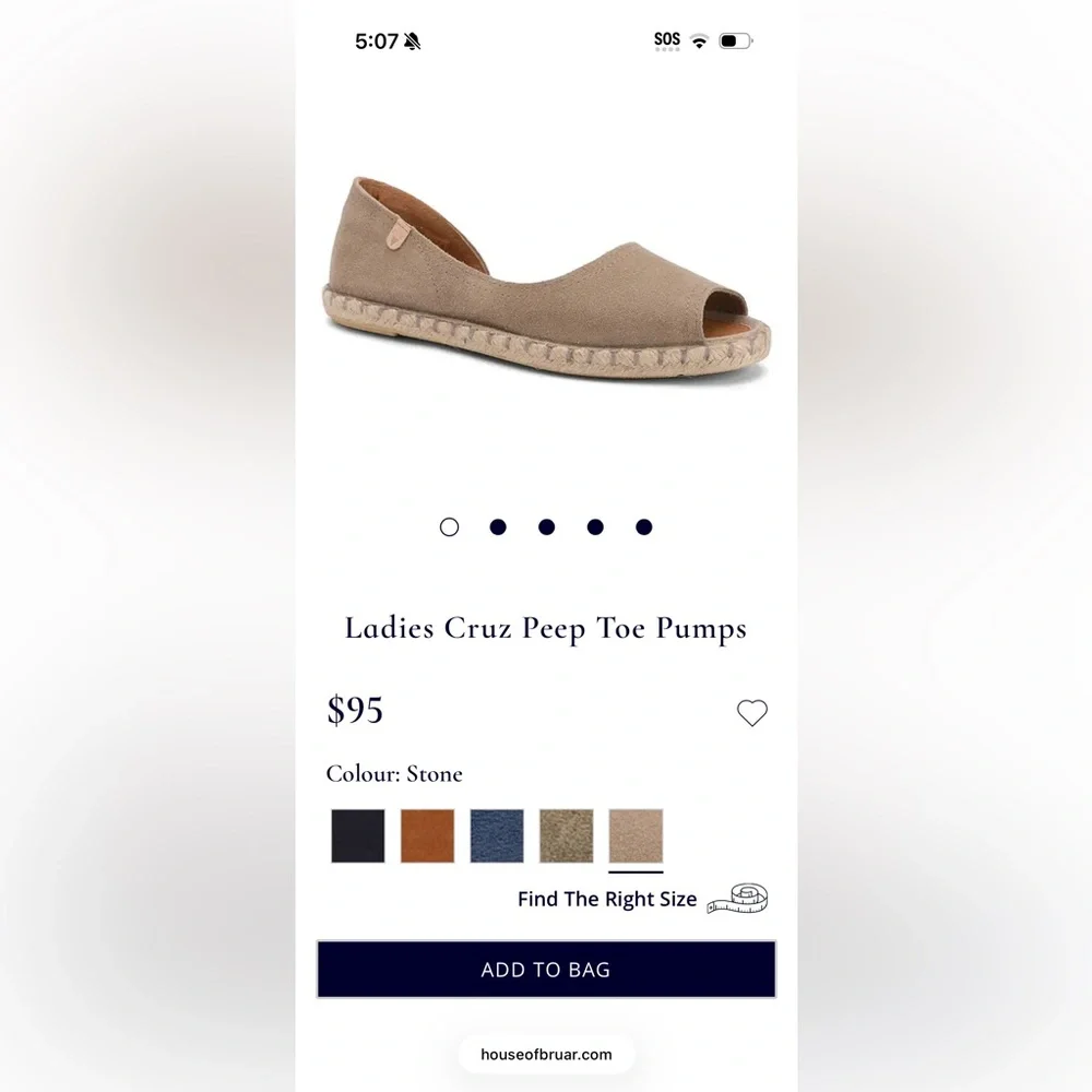 Suede Open-Toe Espadrille Flats in Taupe